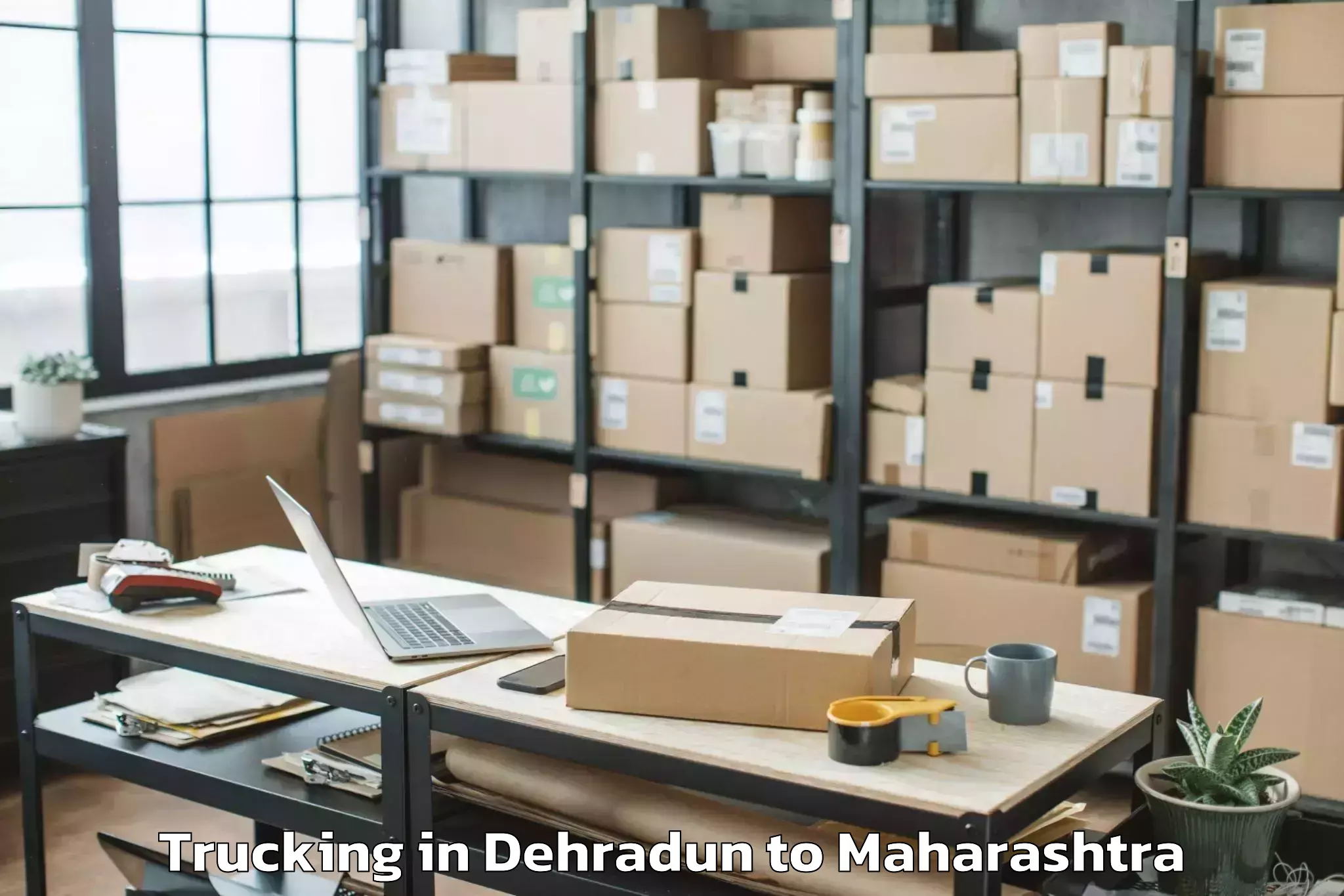 Book Dehradun to Palghar Trucking Online